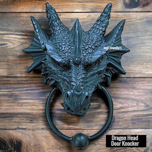 Dragon head door knocker - dragon,