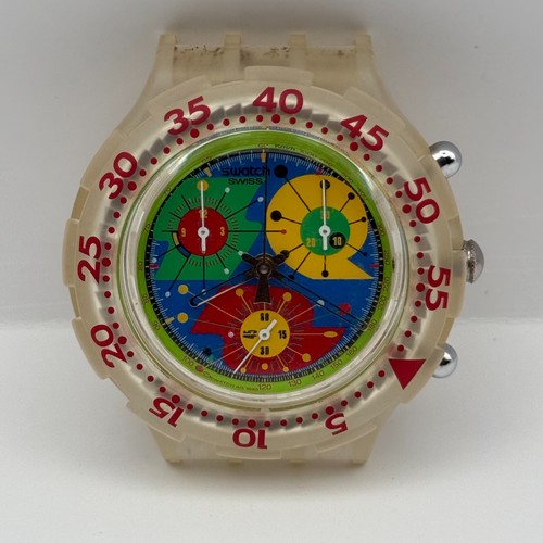 Vintage swatch aqua chrono - vintage,