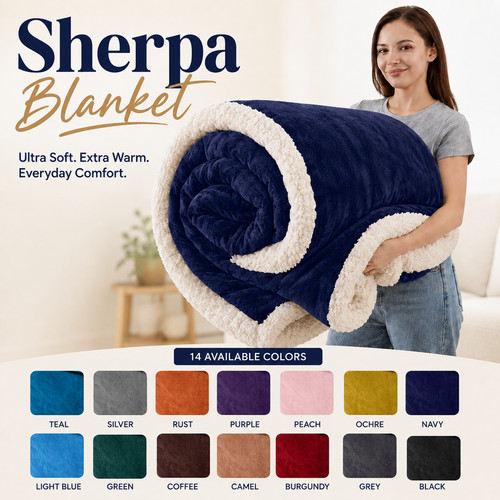 Super warm plush sherpa - super,