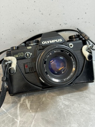Olympus 35mm slr camera - om-10,