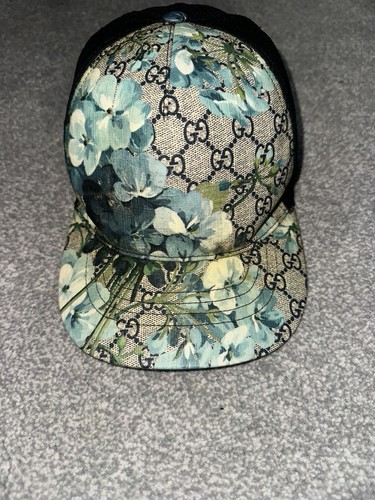 Gucci blue floral canvas - blue,