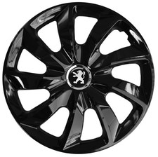 15" Wheel trims fit 207 208 Partner 307 4 x15 inches black