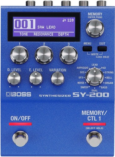 Boss 200 guitar synthesizer - sy-200,