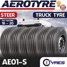 X6 295 80 22.5 AEROTYRE AE01-S HIGH MILEAGE TRUCK,LORRY,HGV STEER TYRES