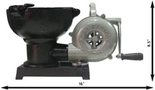 Blacksmith's Forge with Hand Blower for Knife Making Blacksmithing Forging Tools
