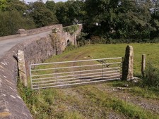 Photo A2 A fine pair of stone gate posts Llanglydwen Used to be a common c2012