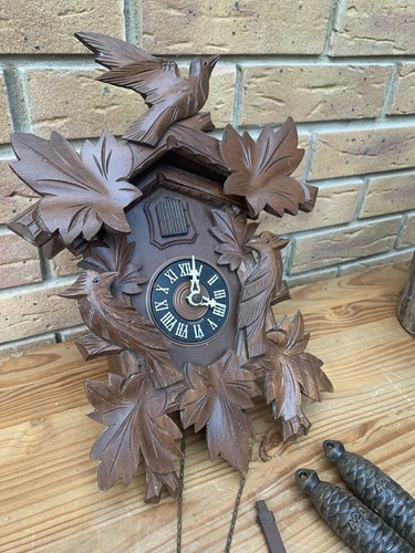 Wooden black forest germany - black,