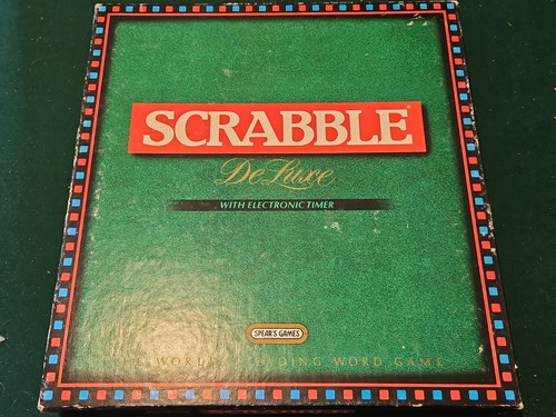 Scrabble deluxe board game - deluxe,