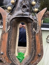 Horse Harness Mirror. Very Old