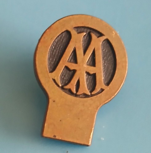 Vintage brass lapel pin - vintage,