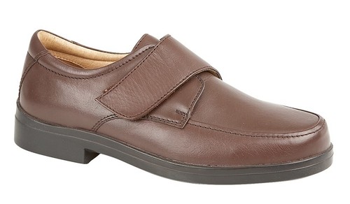 Brown formal wear - brown, leather