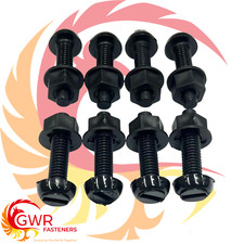 8 Black Plastic Number Plate