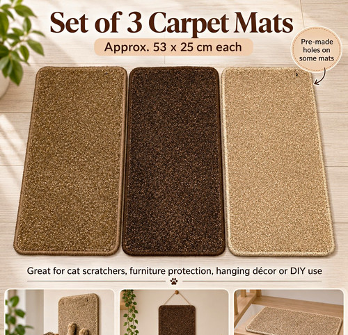 Set carpet stair treads - set,
