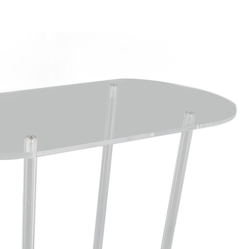 Coffee table clear side - coffee,