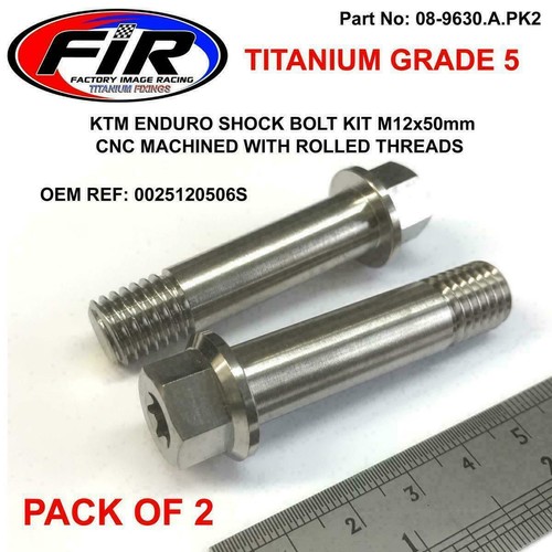 Titanium upper and lower shock - titanium,