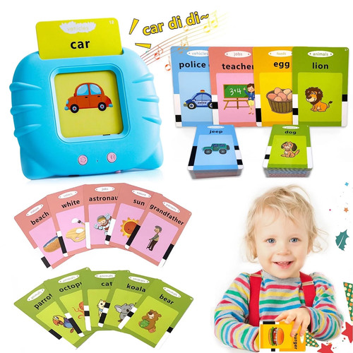 Talking flash cards speech - talking,
