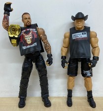 WWE - The Undertaker vs Brock Lesnar wrestling figures - Mattel Elite -
