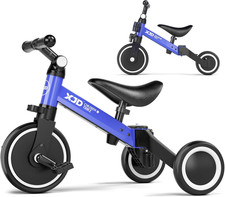 5 in 1 Toddler Balance Bike Kids Trike for 1-4 Years Old Boys Girls 3 Wheel