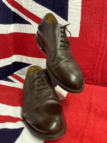 Brown officers leather - brown, shoes