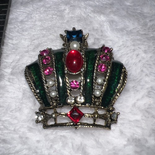 Vintage mcm gold tone cabochon - mcm,