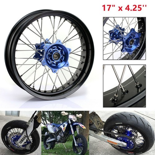 17x4 supermoto rear wheel - rear,