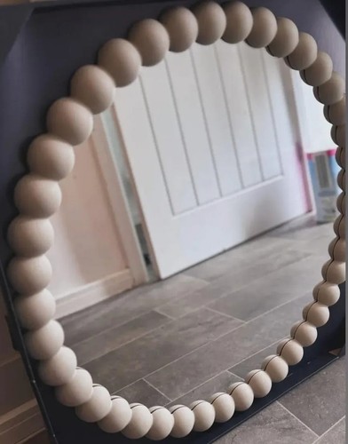 Large 65cm round - 65cm, beige