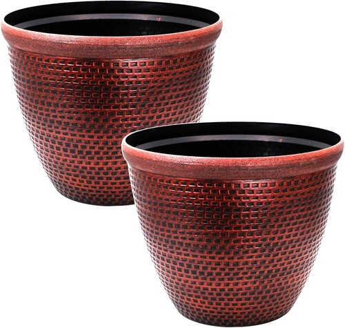 2pc plastic cromarty planter - cromarty,