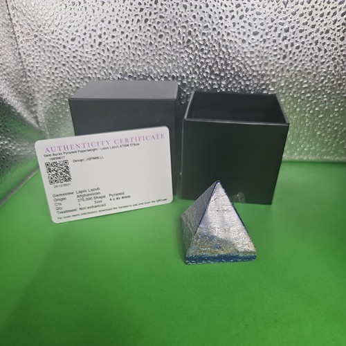 Lapis lazuli pyramid crystal - r,