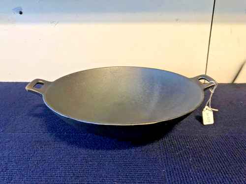 Cast iron wok frying stir - iron, fry
