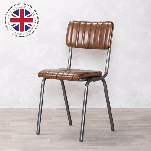 Brown faux leather - brown,