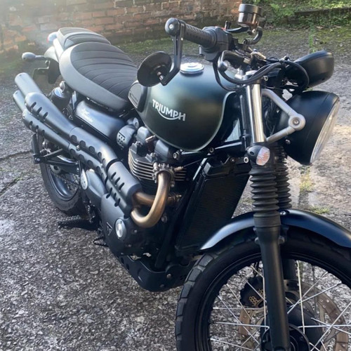Motorcycle handle bar - bar, end