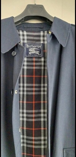 Burberry london navy trench - london,