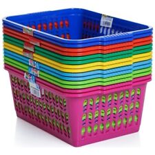 Plastic Storage Baskets Office Home Kitchen Tidy Organiser Small/Medium/Large