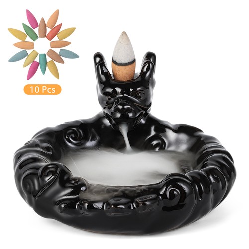 Ceramic backflow incense cone - incense,