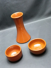 Early 20th Century Lovatt's Langley Ware England Vase & Bowls 