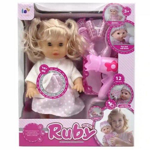 Talking baby doll with - talking,