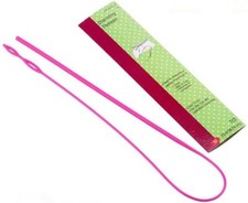 Drawstring Threader Easy Threading Tool Elastic Ribbon Bodkin 23" 58.24cm Pink