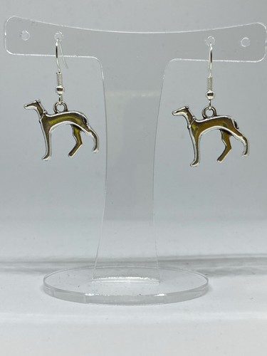 Handmade greyhound earrings - handmade,