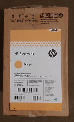 Electroink orange for - for, hp