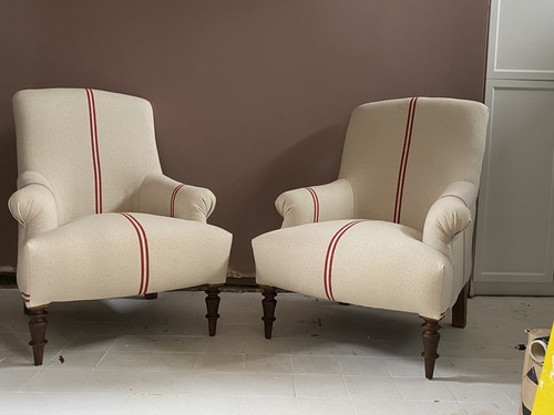 Pair french armchairs - pair,