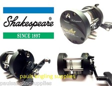 Shakespeare Firebird  LH Wind Multiplier Reel For Boat Fishing + Line LEFT HAND