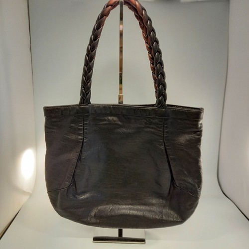 Furla leather handbag dark - furla,