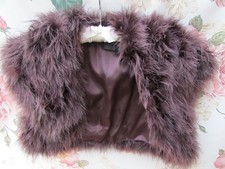 Mink Plum FEATHER Fur Effect