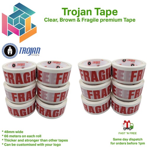 Strong fragile tape white - x,