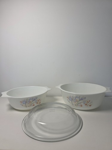 Vintage pyrex england iris - england,