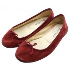 Repetto Ballet Shoes Suede Burgundy /Ss Os Ladies