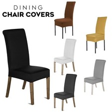 Dining Chair Seat Covers Slipcover Stretch Wedding Banquet Party Removable Slip