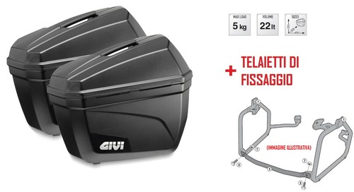E22n givi side cases 22lt - e22n, +