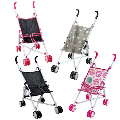 Baby doll foldable pink - foldable, blue