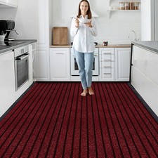 Non Slip Heavy Duty Rubber Barrier Mat Hall Kitchen Rug Hallway Runner Door Mats